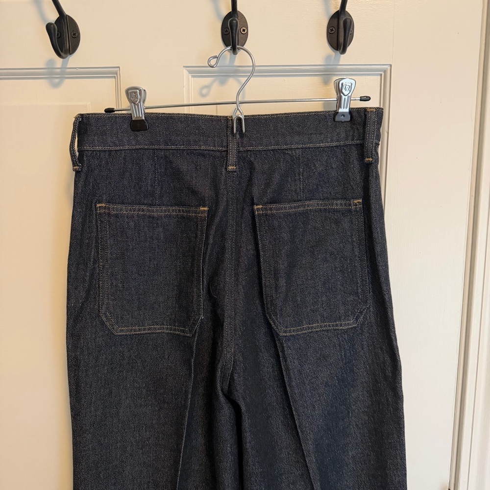 J.Crew Sailor Denim Trousers in Rinse Wash sz 27 - Picture 7 of 10